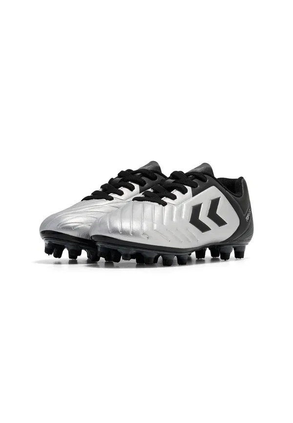 Кроссовки Hummel Top star f.g. lc 2.0 jr trainers, черно-серебристый — фото 2