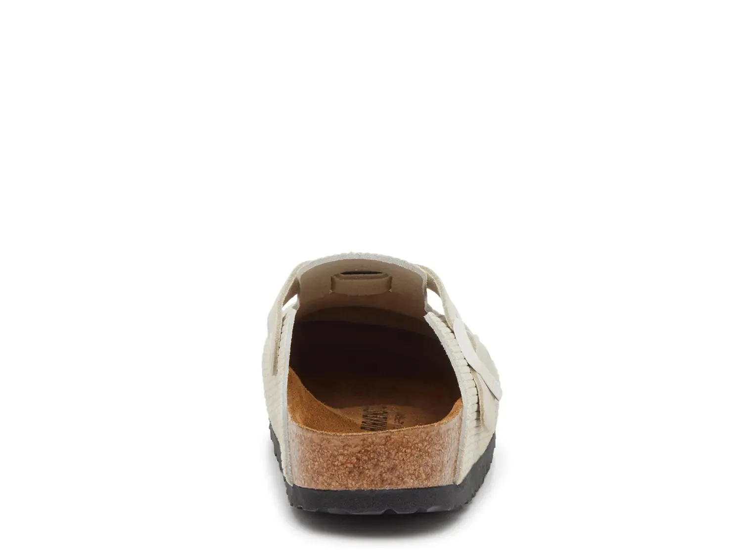 Сабо Birkenstock Boston Cord — женские, кремового цвета — фото 4