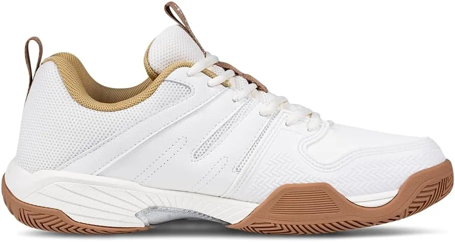 Кроссовки Teuton Sports ST2 Unisex для всех типов кортов: легкие, дышащие кроссовки для тенниса, сквоша, пиклбола и других видов спорта - размеры 37-48 EUR, Off-White — фото 2