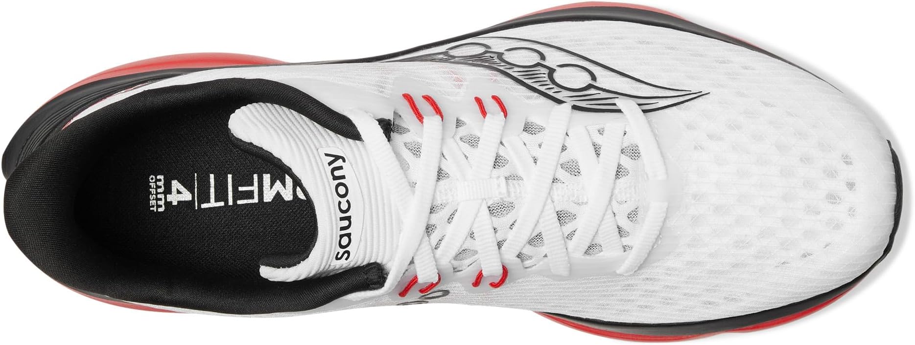 Кроссовки Saucony Kinvara 16, цвет White/Red — фото 2