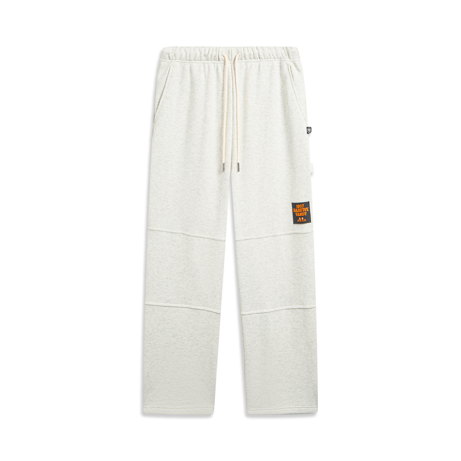 

Li Ning x 1807 LIANNINGKUAN Basketball Collection Повседневные мужские брюки, heather серый mist белый