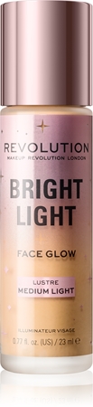 

Осветляющая и тонизирующая жидкость Makeup Revolution Bright Light, Lustre Medium Light 23 ml