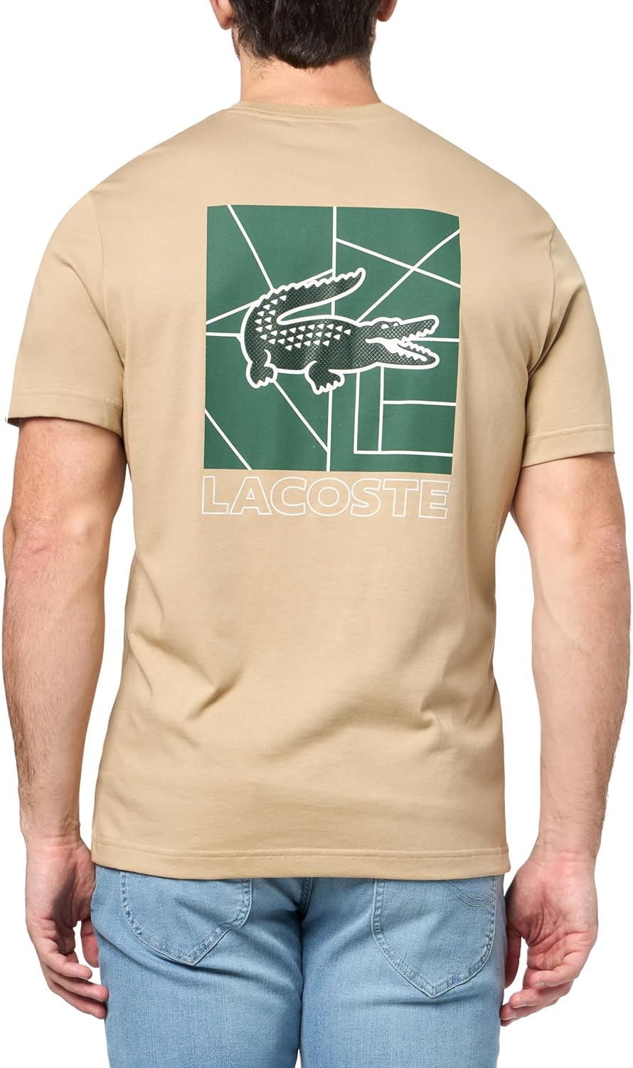 Футболка Lacoste, мужская, с круглым вырезом и графикой, Viennese — фото 2