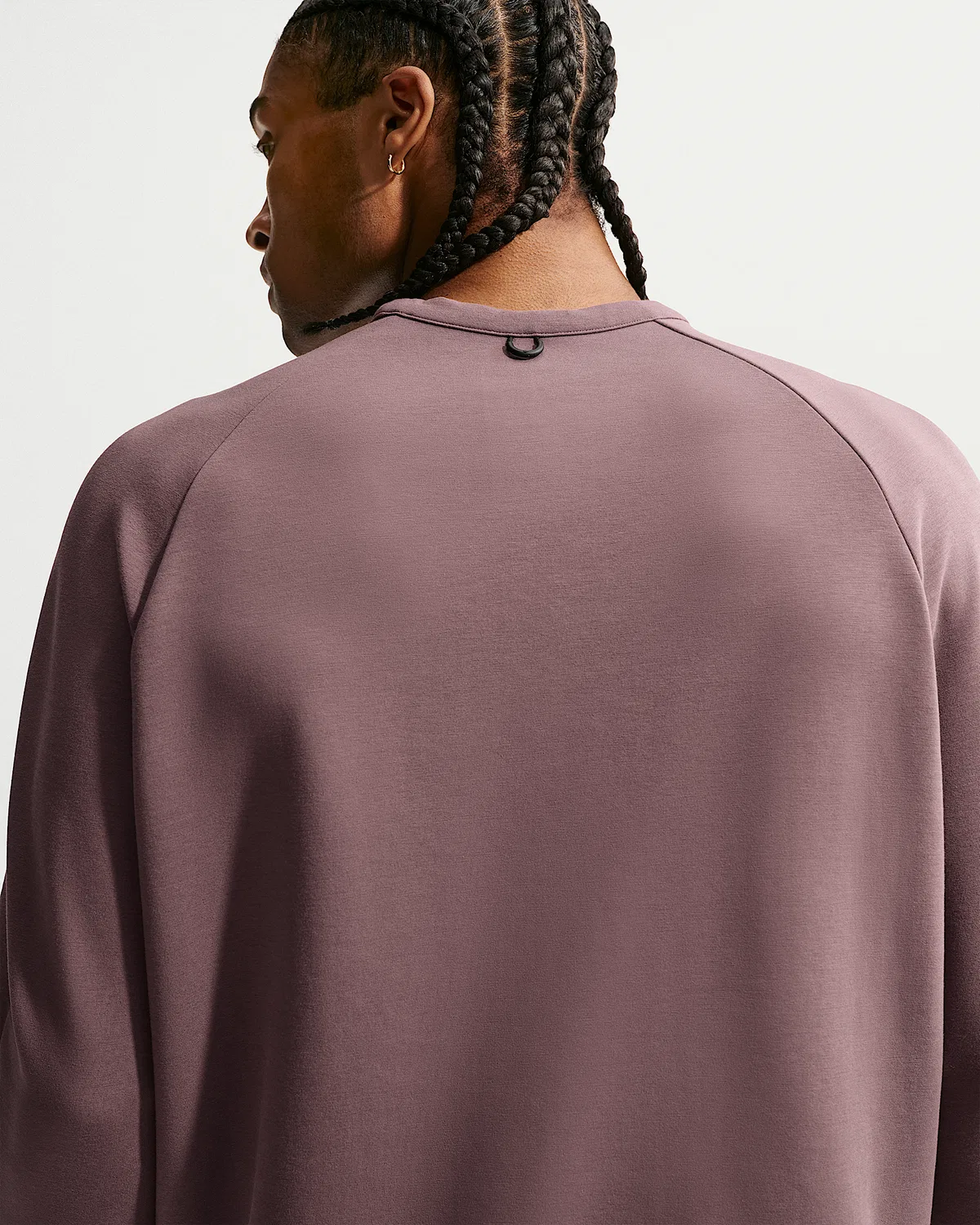 Мужская футболка Nike 24.7 ImpossiblySoft Dri-FIT Crew, Tattoo/Black/Burgundy Crush — фото 2