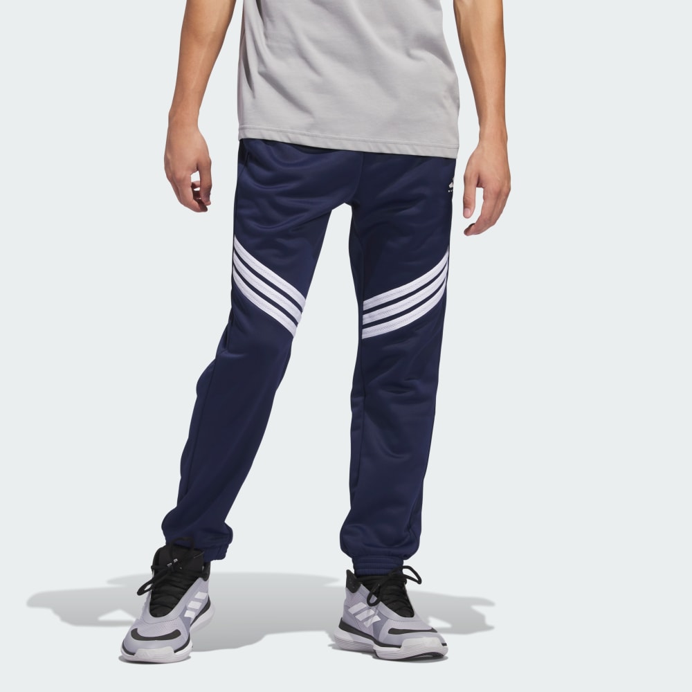 

Спортивные брюки Adidas Basketball Crazy Warm Fleece Pants, цвет Team Navy/White