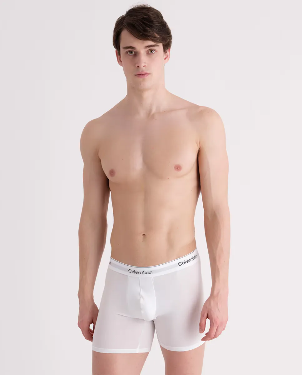 

Упаковка из 3 длинных боксеров Calvin Klein, белый