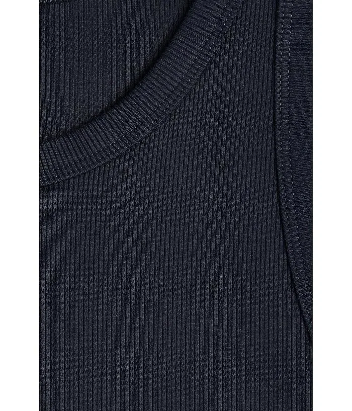 Топ Rival Ribbed Tank Top Under Armour Kids, Black/White — фото 3
