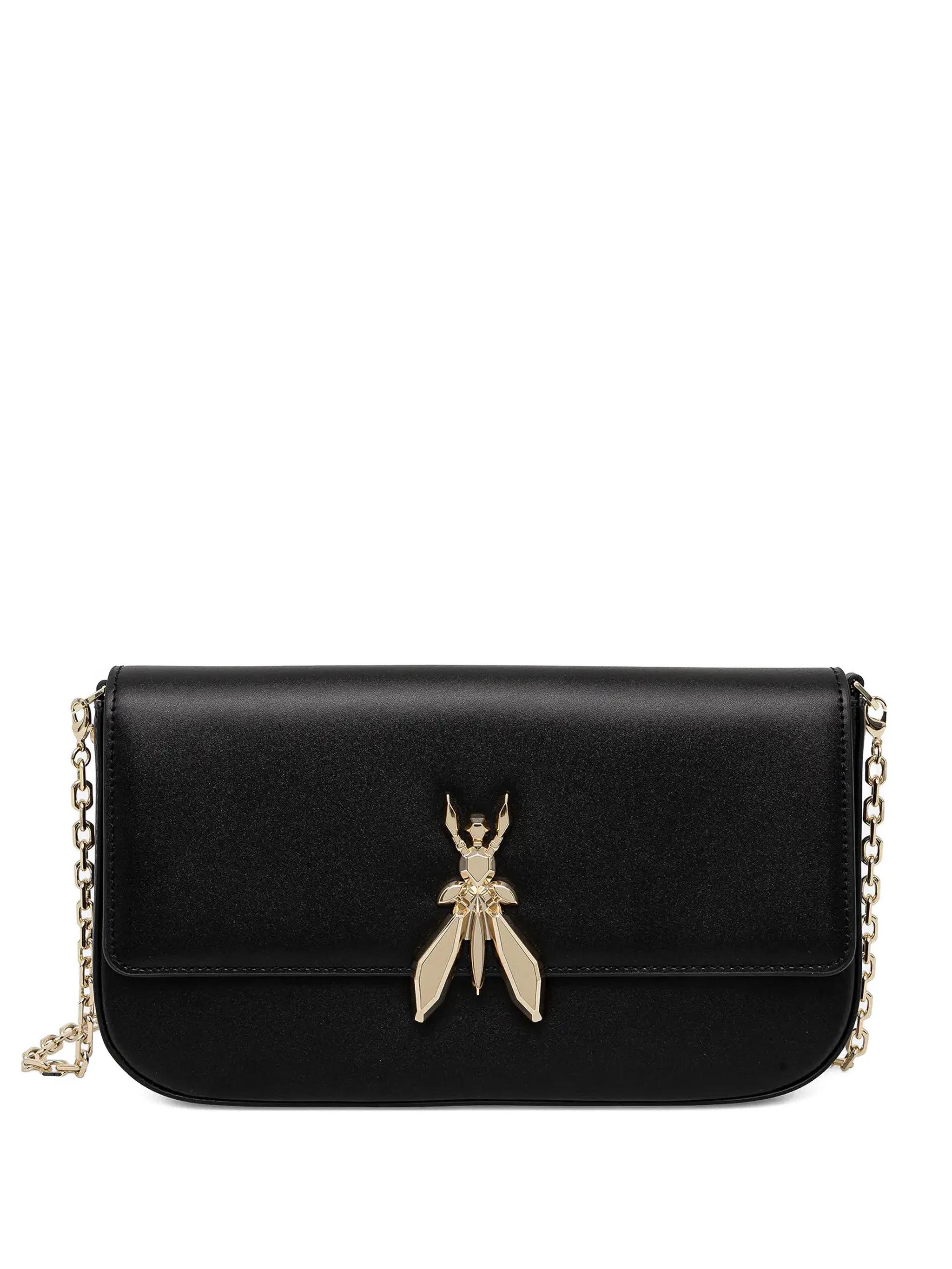 

Сумка-цепочка с аппликацией Patrizia Pepe, черный