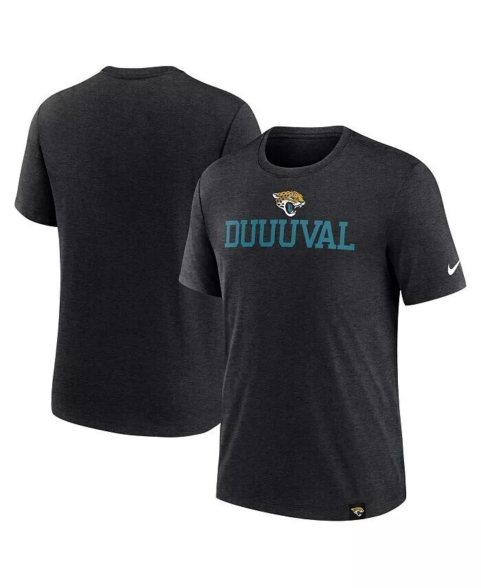 

Футболка мужская Heather Black Jacksonville Jaguars Blitz Tri-Blend Nike