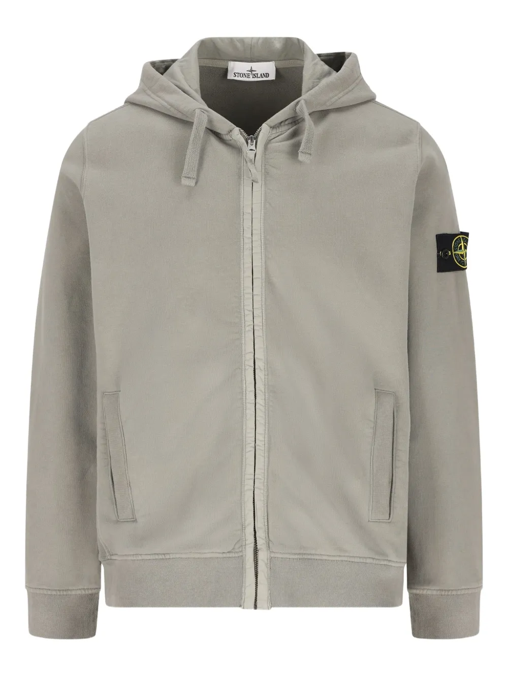 

Худи с нашивкой в виде компаса Stone Island, серый