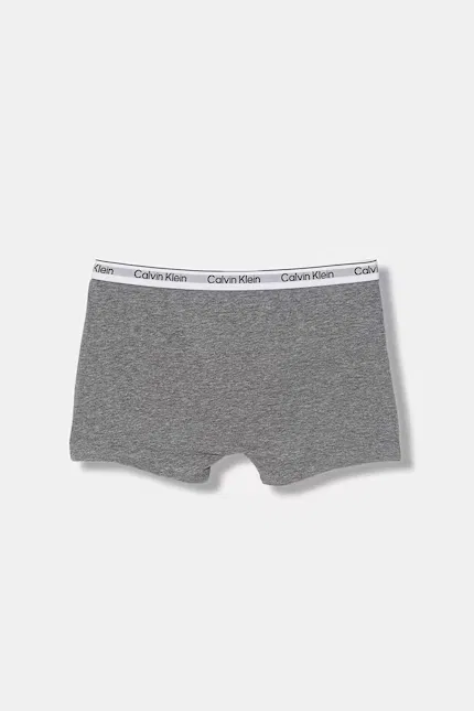Боксеры хлопковые с эластаном 2 шт Calvin Klein Underwear, белый — фото 4