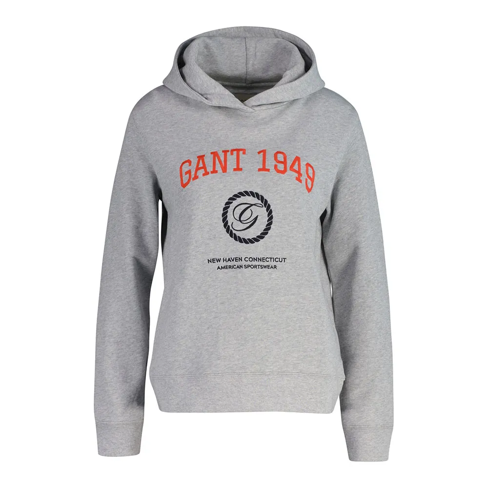 

Худи Gant Crest, серый