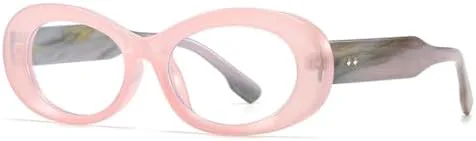 

Популярные модные овальные солнцезащитные очки для женщин, винтажные, конфетного цвета, прозрачные, градиентные, мужские панк-солнцезащитные очки MTZJH, Pink Clear