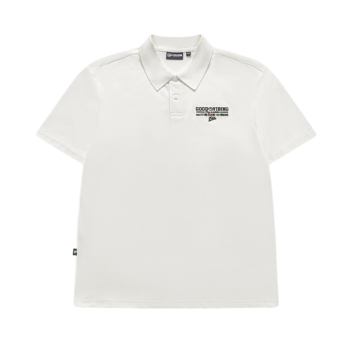 

Футболка поло мужская Cloud White FILA FUSION