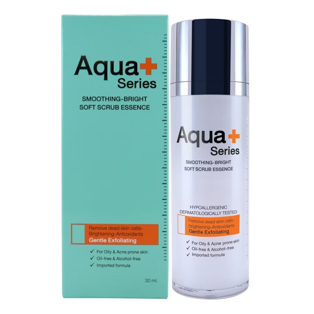 

Aqua+Series Aqua+ Series Smoothing-Bright Soft Scrub Essence 30мл, Clear