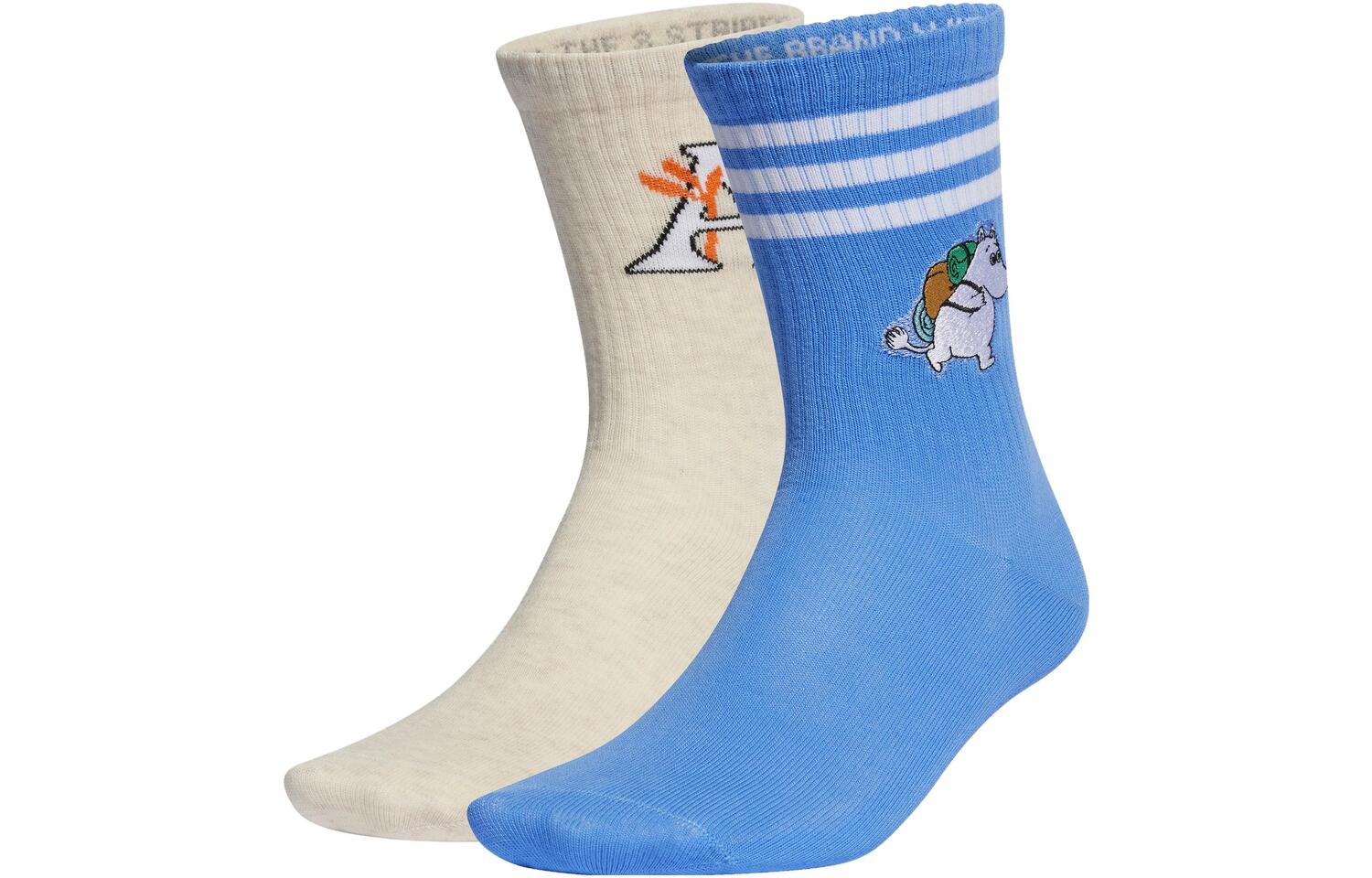 

Носки MOOMIN CREW 2 пары Средние носки Женские 2 упаковки Adidas, 2 упаковки (Синий Fusion+Белый Wonder)