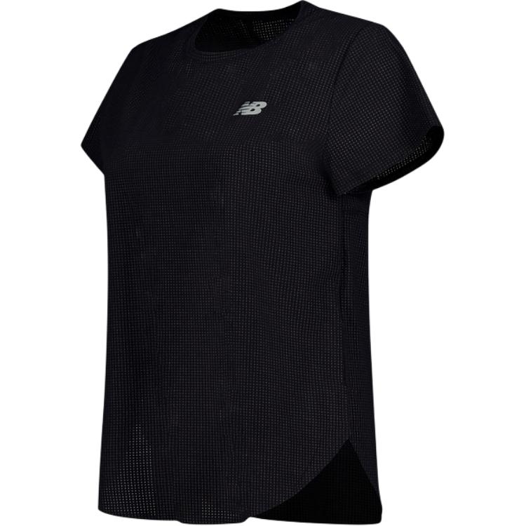 

New Balance Футболка NB женская black, Черный, New Balance Футболка NB женская black