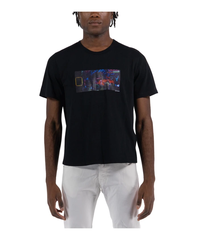 

Футболка в стиле кэжуал с графическим принтом Mm6 Maison Margiela, черный