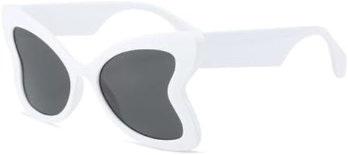 

Новые модные солнцезащитные очки большого размера для женщин, уникальные, с градиентным переходом цвета, защита от УФ-излучения UV400, солнцезащитные очки для мужчин MTZJH, White Gray