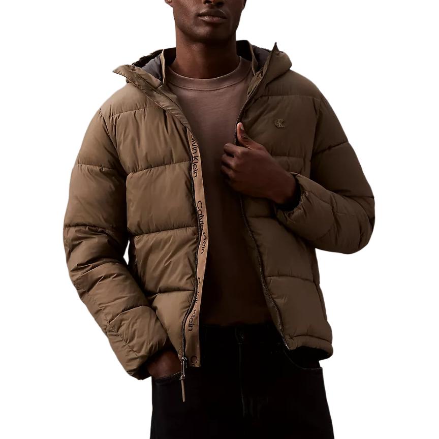 

Пуховик CALVIN KLEIN мужской коричневый