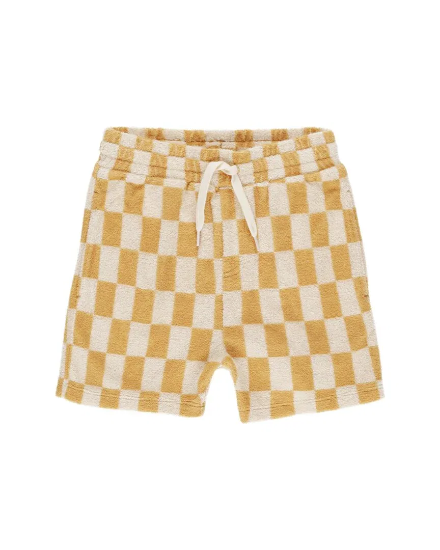 Rylee + Cru Collective Terry Short, желтый