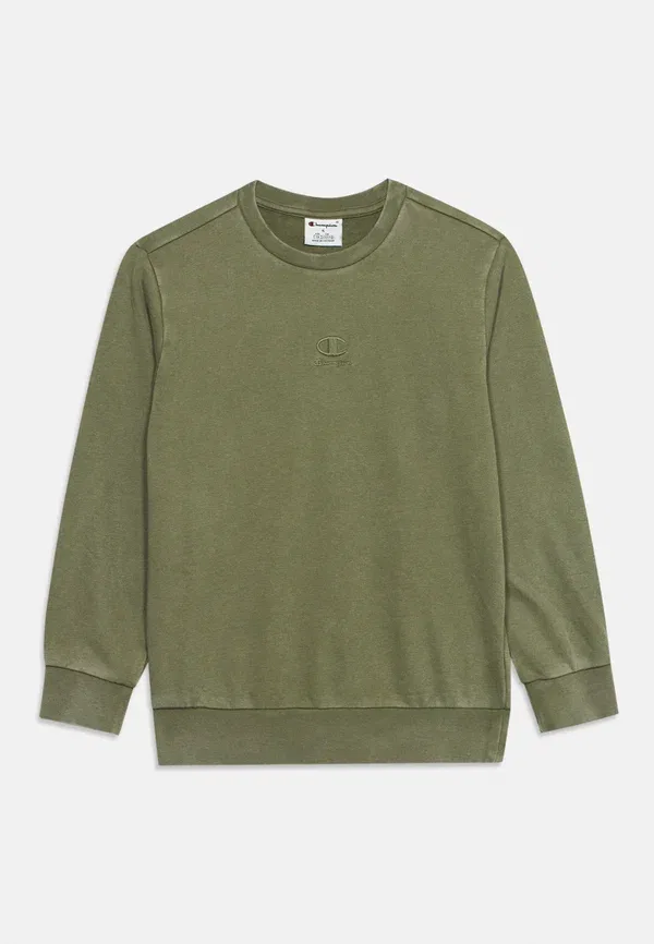 Свитшот Champion Icons wash crewneck, оливковый — фото 3