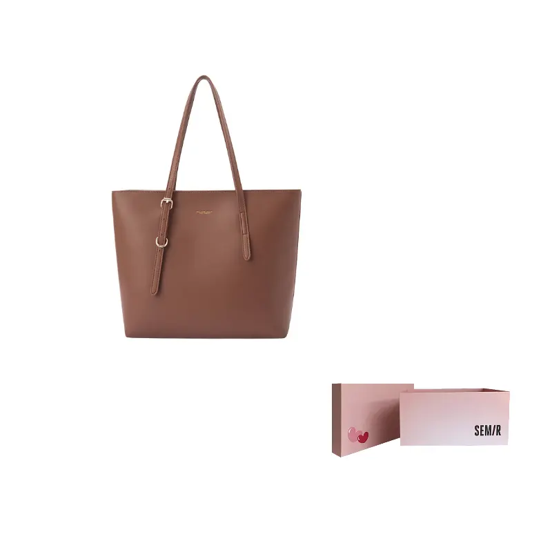 

SEM/R Синтетическая кожаная женская сумка через плечо разноцветная, Style C Caramel Brown 5110