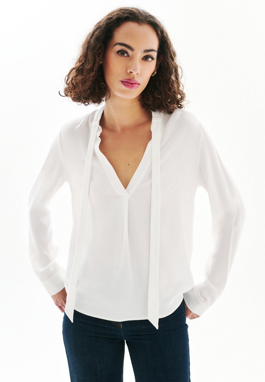 

Блуза Caroll FRENCH FASHION ELEGANT MODERN COMETTE, Ecru/Off-White