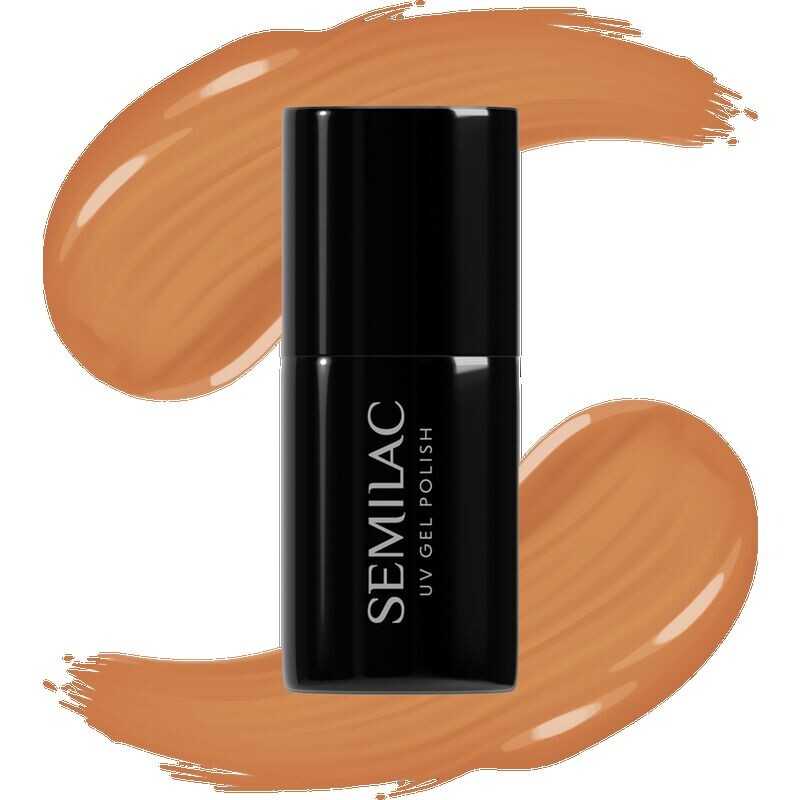 

УФ-лак для ногтей 416 Golden Hour Orange Semilac, 7 ml