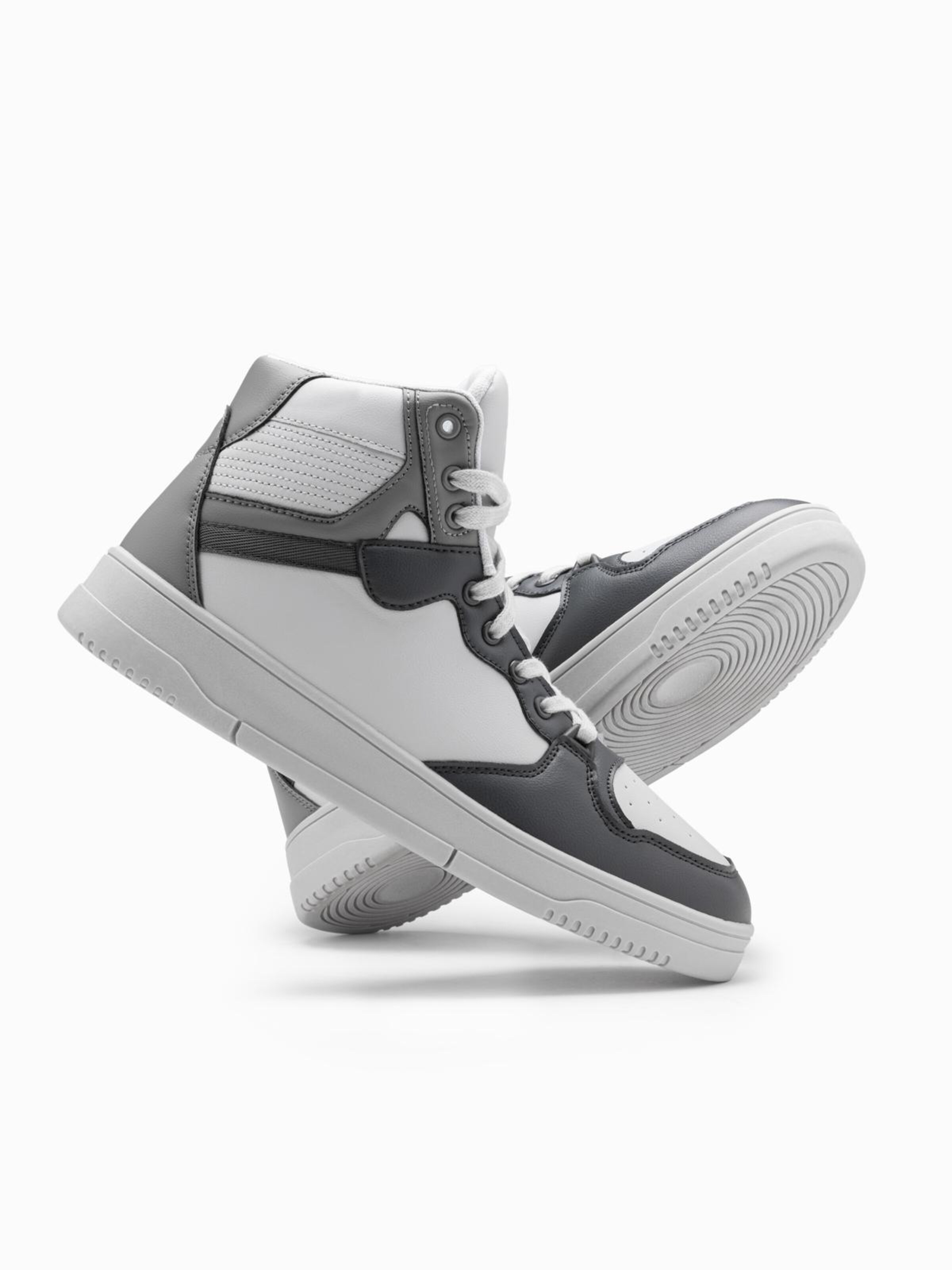 Ombre Кроссовки High-Top 'Fosh-0139' в цвете Grey, Anthracite — фото 2