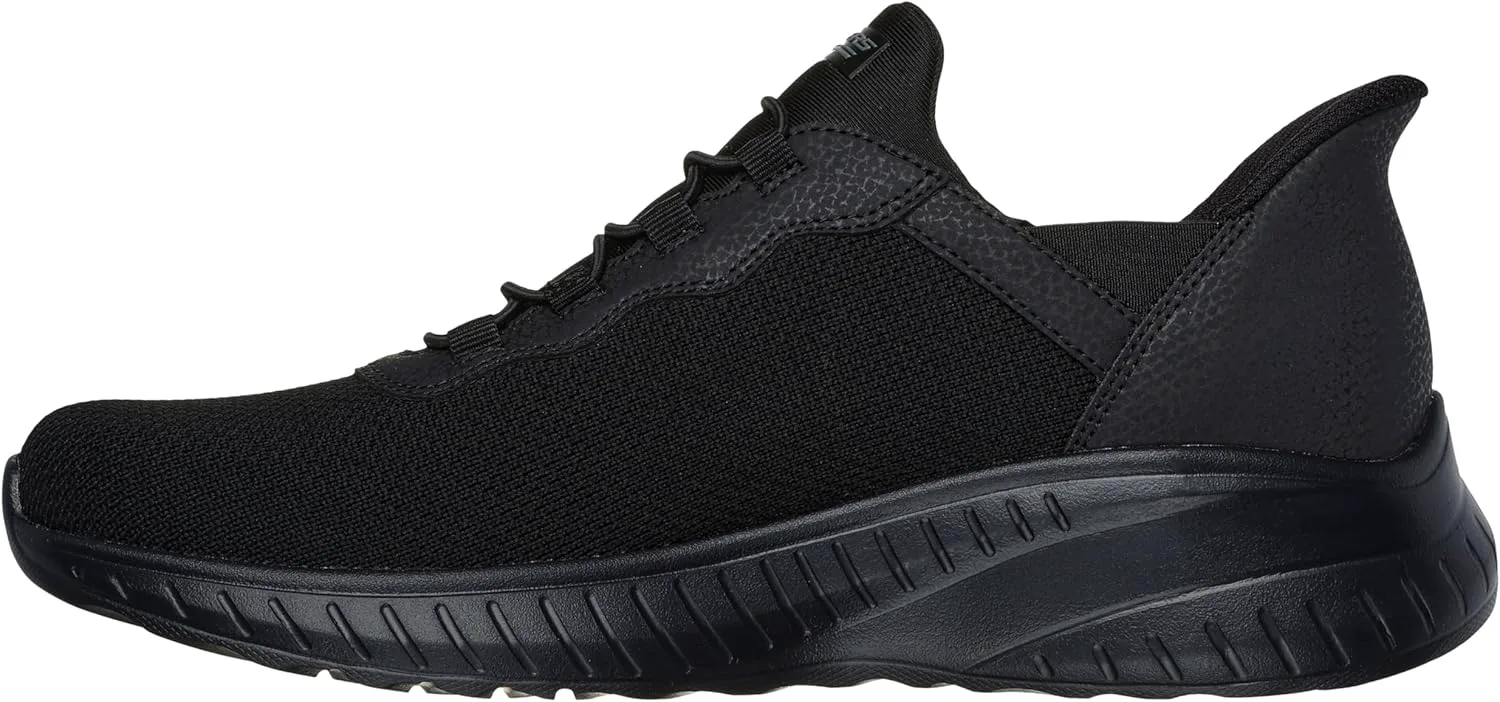 Мужские кроссовки Skechers Bobs Squad Chaos Daily Hype без застежек, черный — фото 3