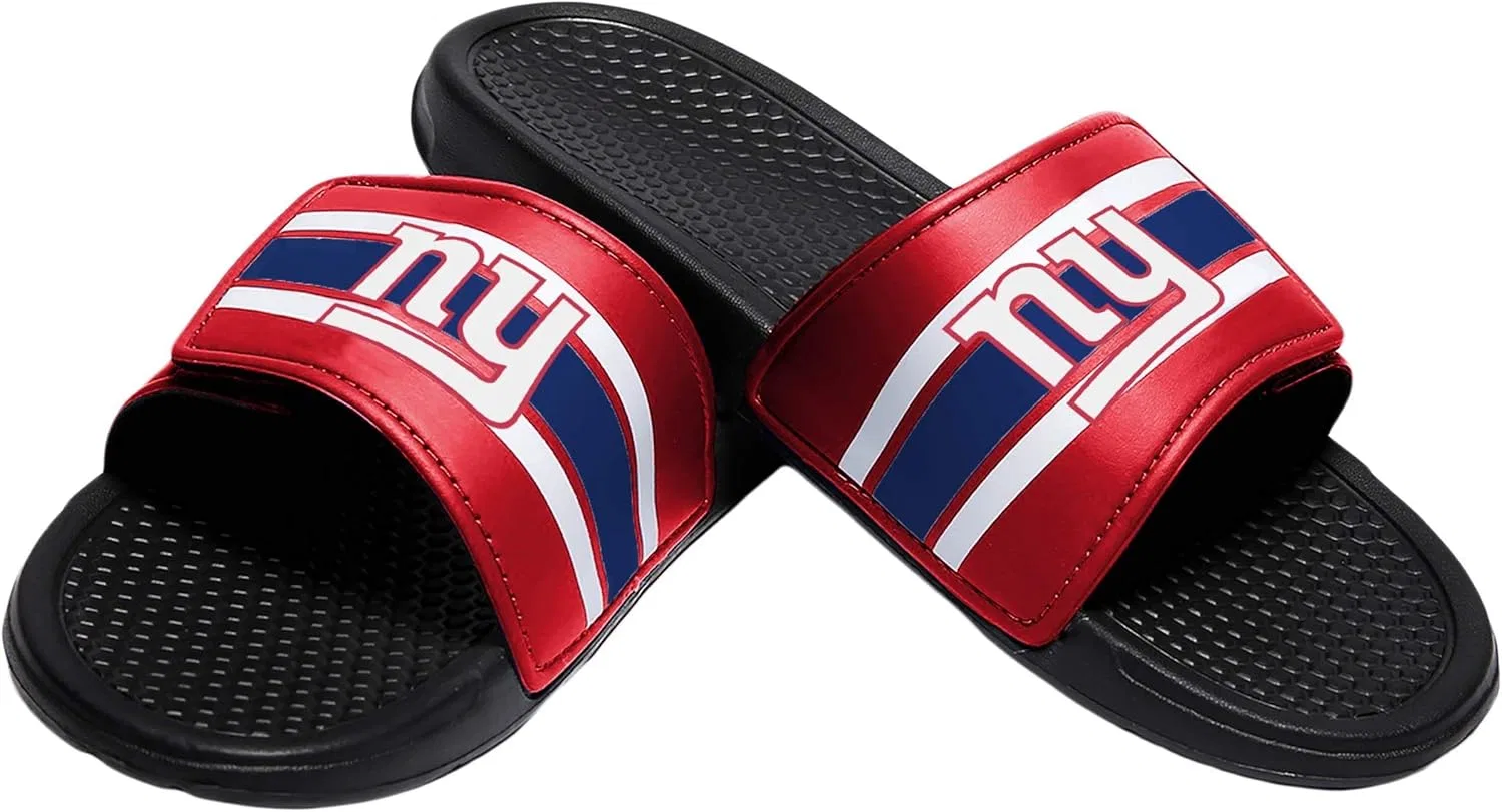 Мужские спортивные тапочки FOCO Legacy Velcro Sport Slide New York Giants Legacy Sport с застежкой-липучкой - размер Large