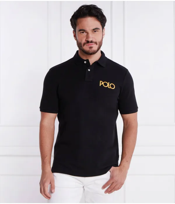 Футболка поло Classic fit Polo Ralph Lauren, черный — фото 3