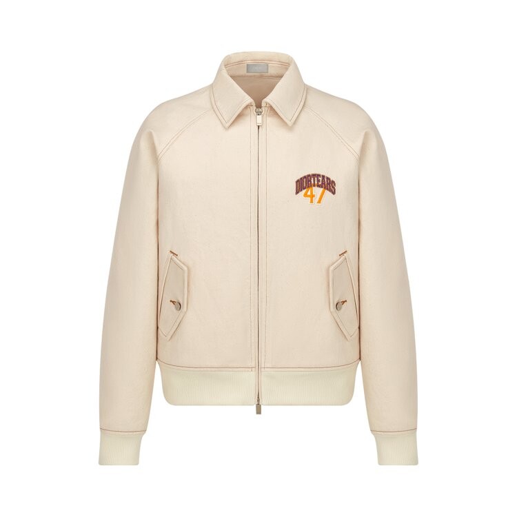 

Куртка Dior x Denim Tears Zipped Blouson, белый
