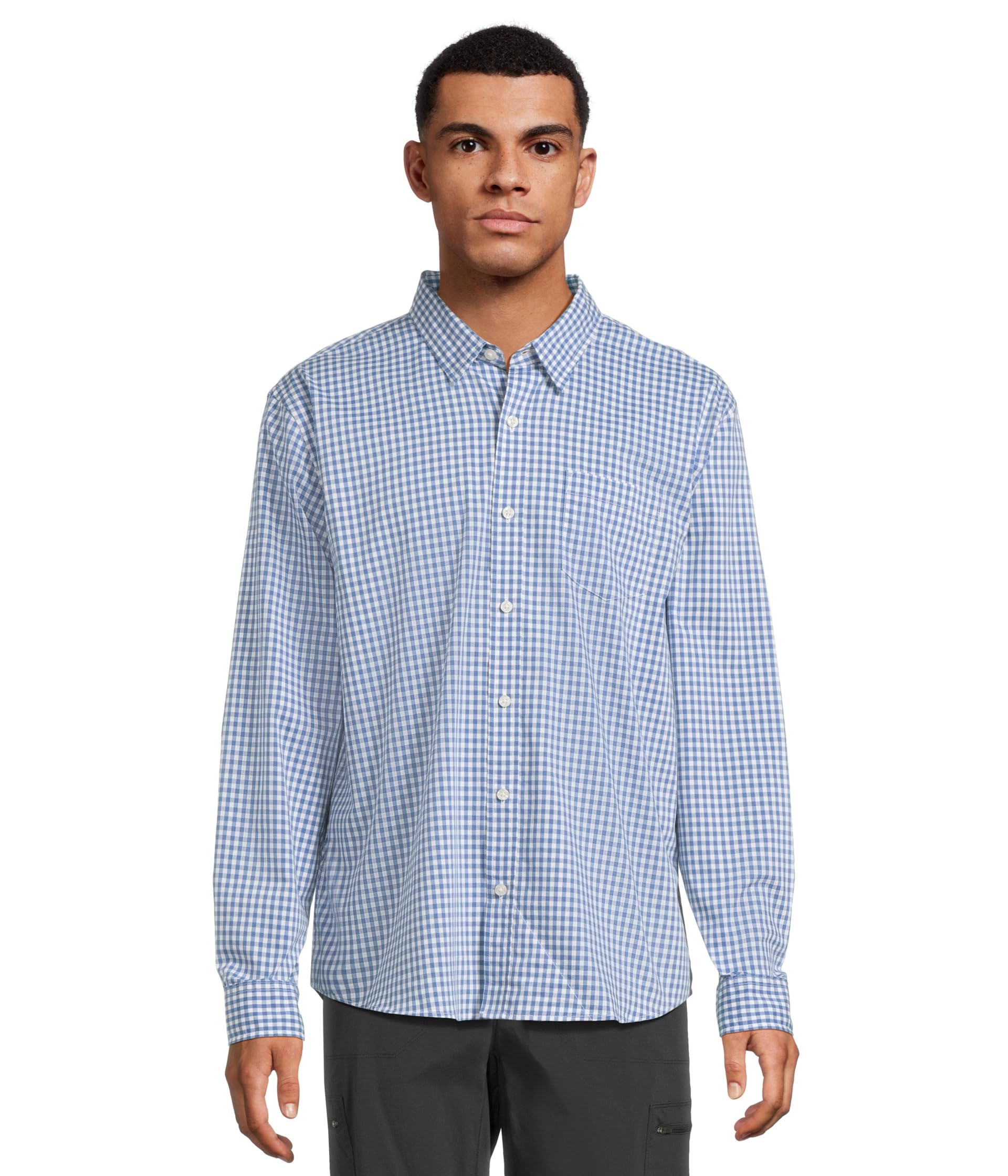 

Рубашка L.L.Bean Comfort Stretch Performance Shirt Long, цвет Bright Blue