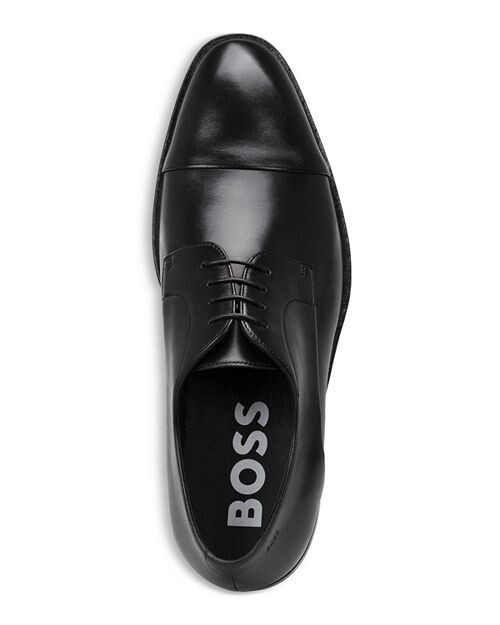 Туфли дерби Derrek с закрытым носком BOSS, цвет Black — фото 2