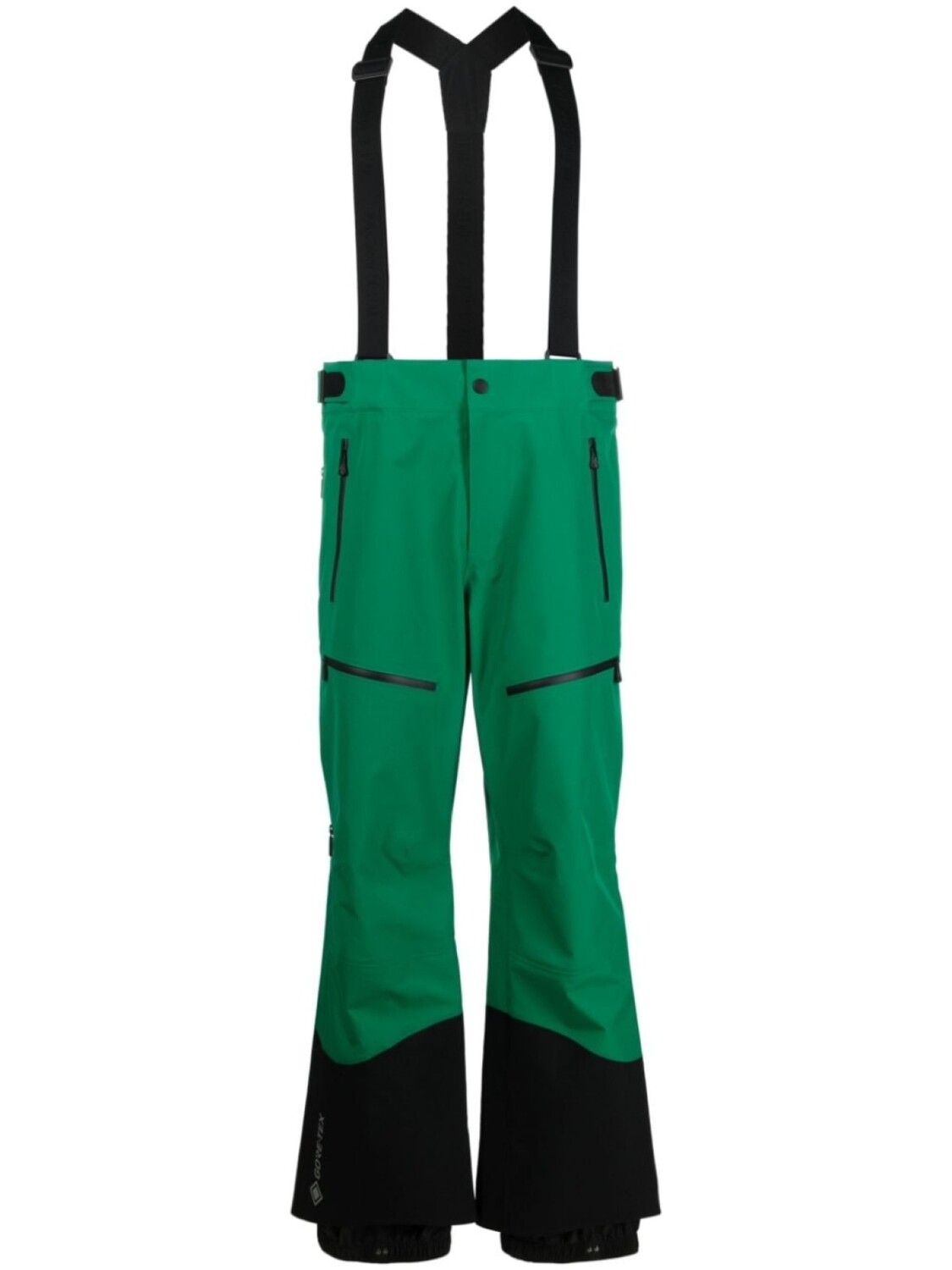 

Moncler Grenoble лыжные брюки с завышенной талией, зеленый