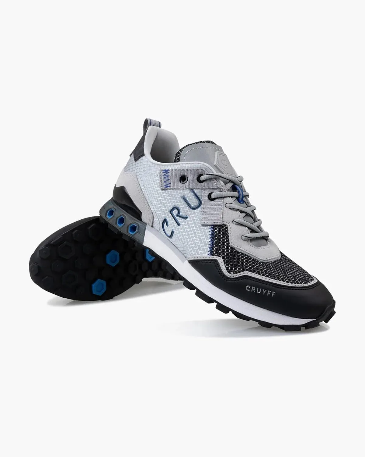 Мужские кроссовки Cruyff Superbia Hex-Tech // Montserrat CC241193-901 Серый/Синий — фото 4