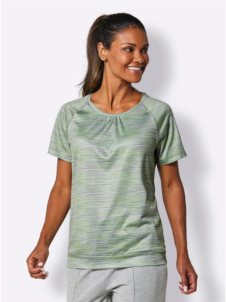 

Функциональная рубашка цвета яблочного меланжа WITT WEIDEN