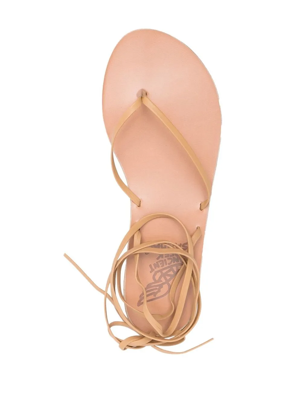 Сандалии с завязками на щиколотке Ancient Greek Sandals, нейтральный — фото 4