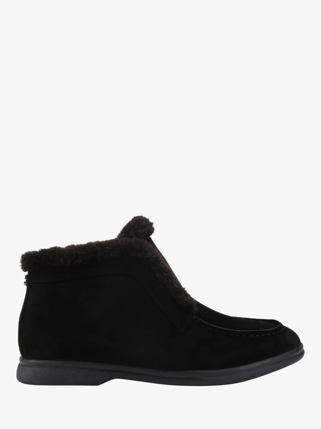 Fia низкие замшевые ботинки с искусственным мехом Carvela, Black