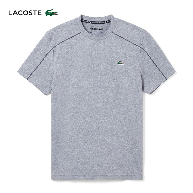 

Футболка мужская Lacoste с короткими рукавами, серый