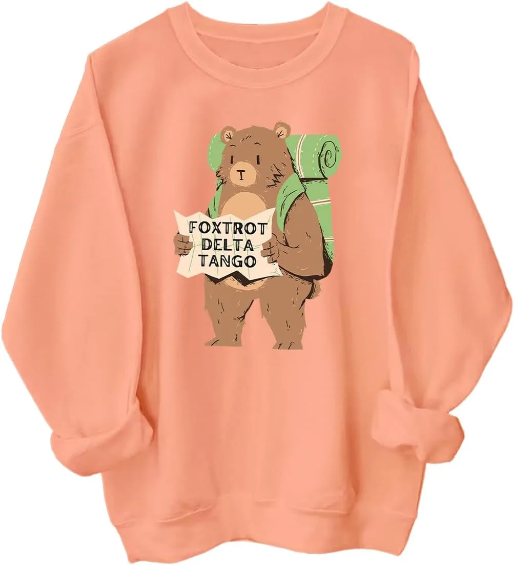 Футболка Foxtrot Delta Tango Bear с длинным рукавом