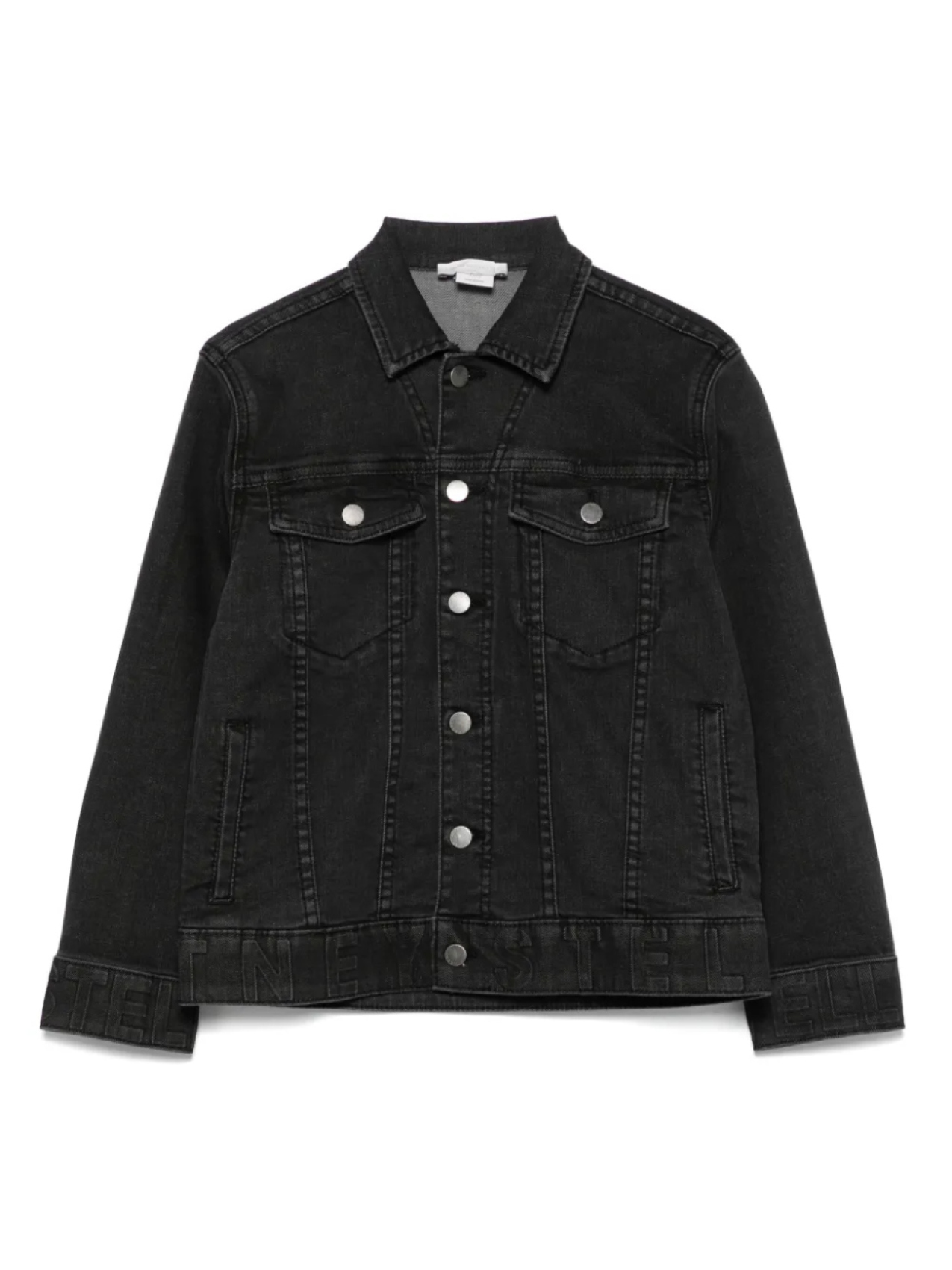 

Stella McCartney Kids джинсовая куртка, черный