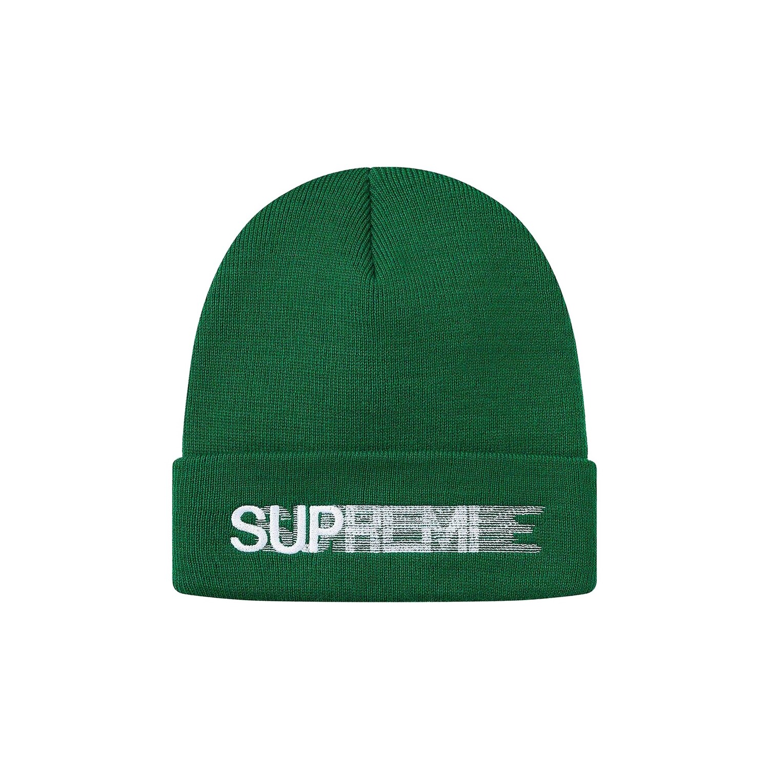 

Шапка-бини с логотипом Supreme Motion, зеленая