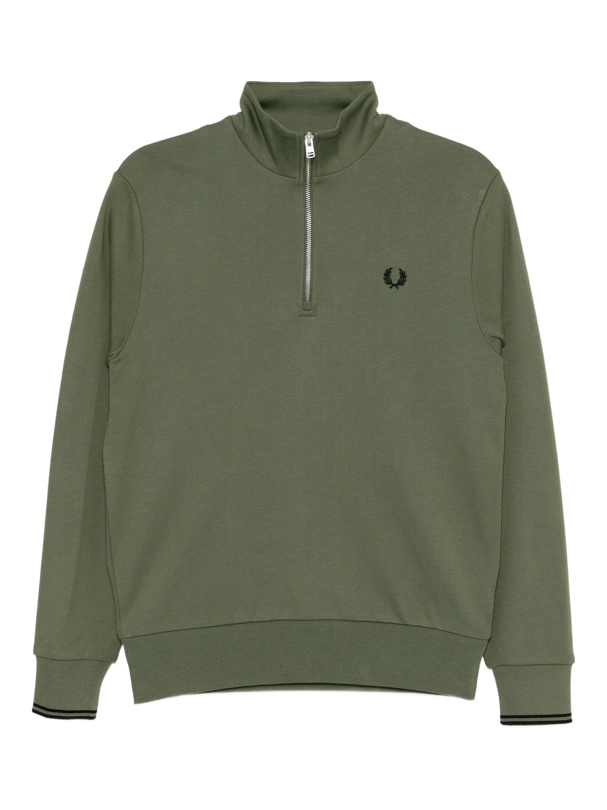 

Толстовка с вышитым логотипом Fred Perry, зеленый