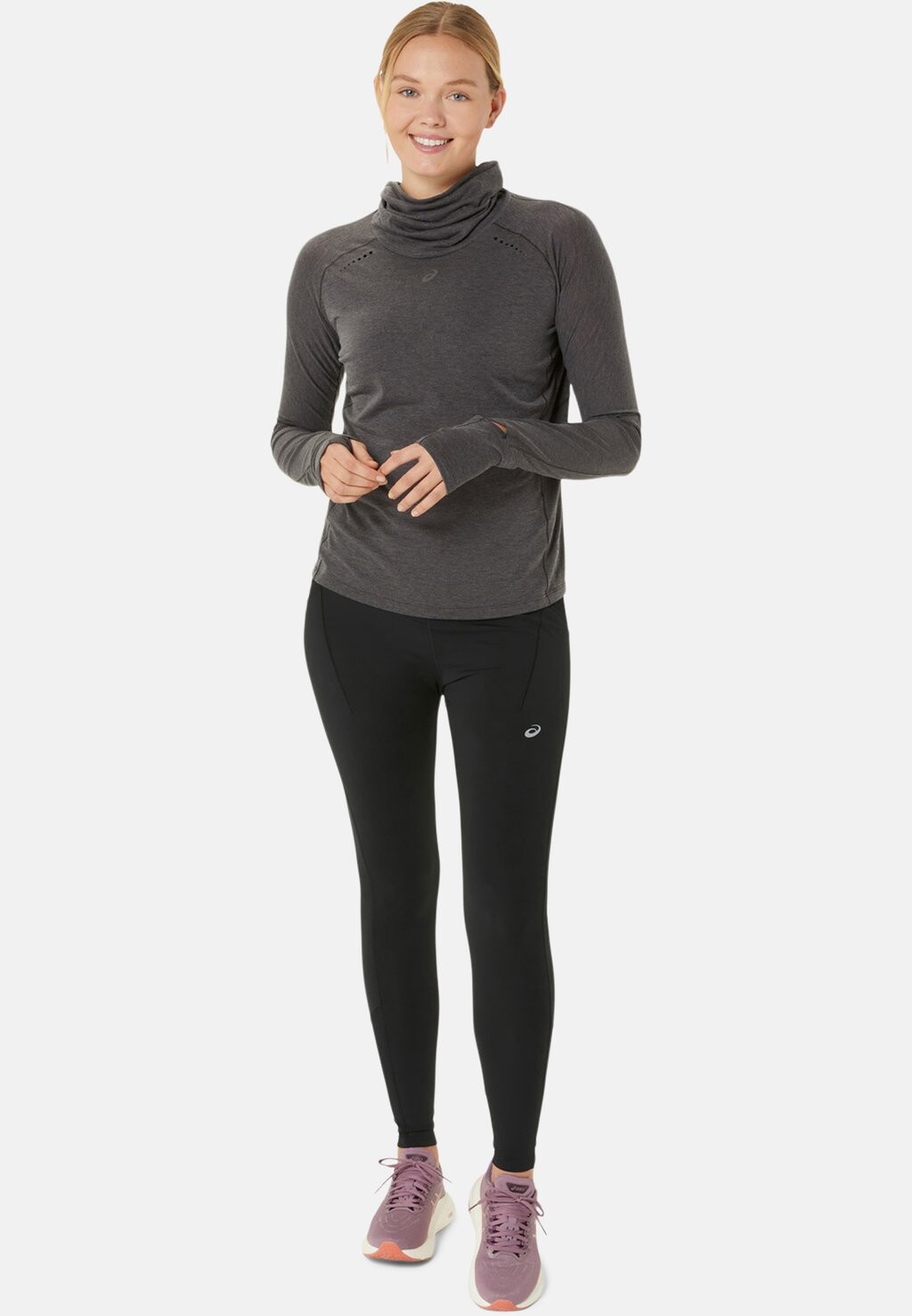 

Топ с длинными рукавами METARUN WINTER LS HOODIE ASICS, черный