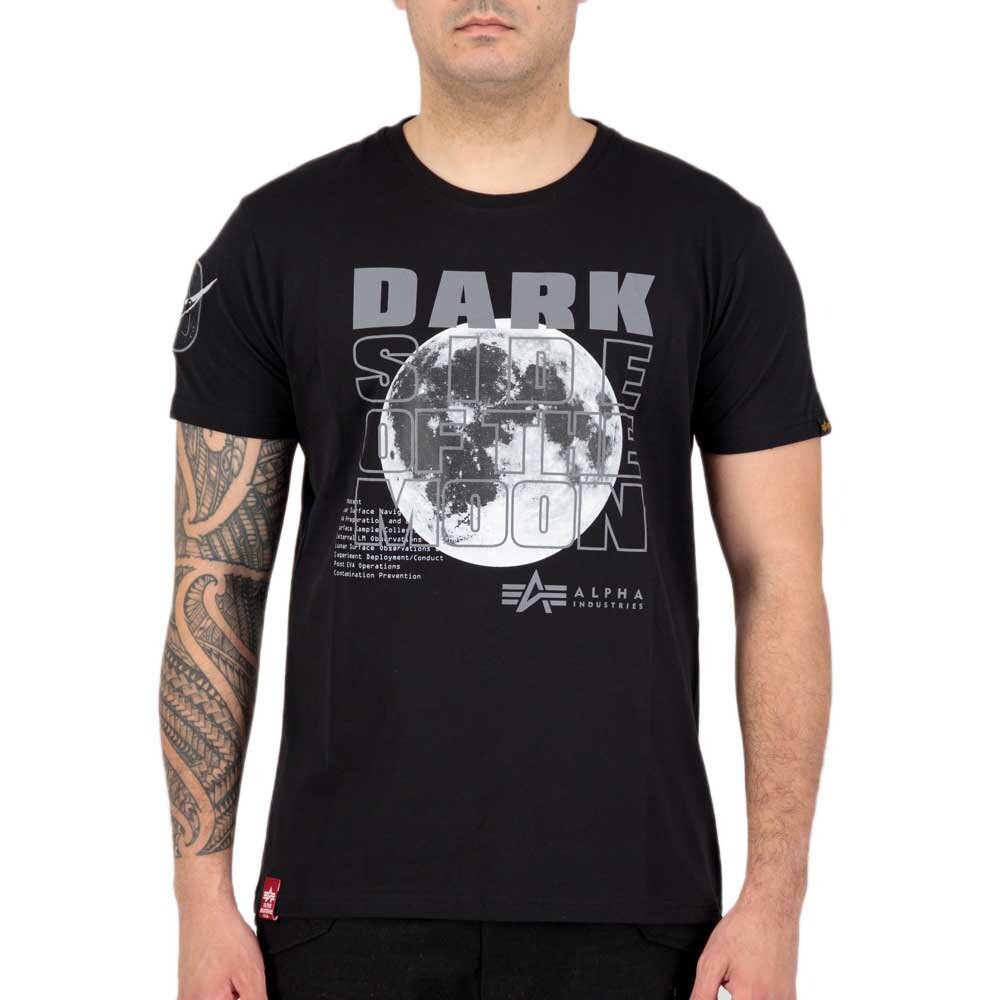 

Футболка с коротким рукавом Alpha Industries Dark Side, черный