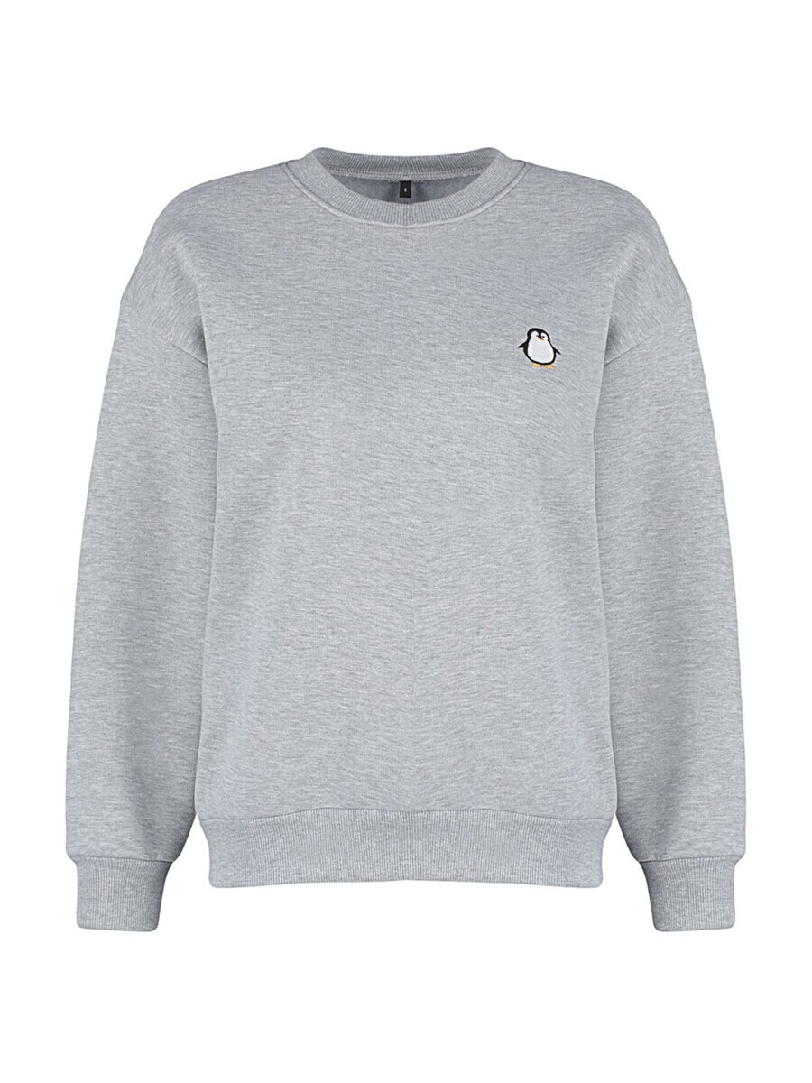 

Свитер Trendyol Sweatshirt, пятнистый серый