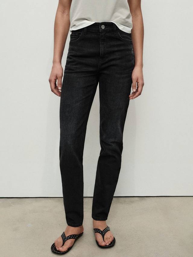 

Джинсы Newmom с высокой посадкой Mango, Open Grey